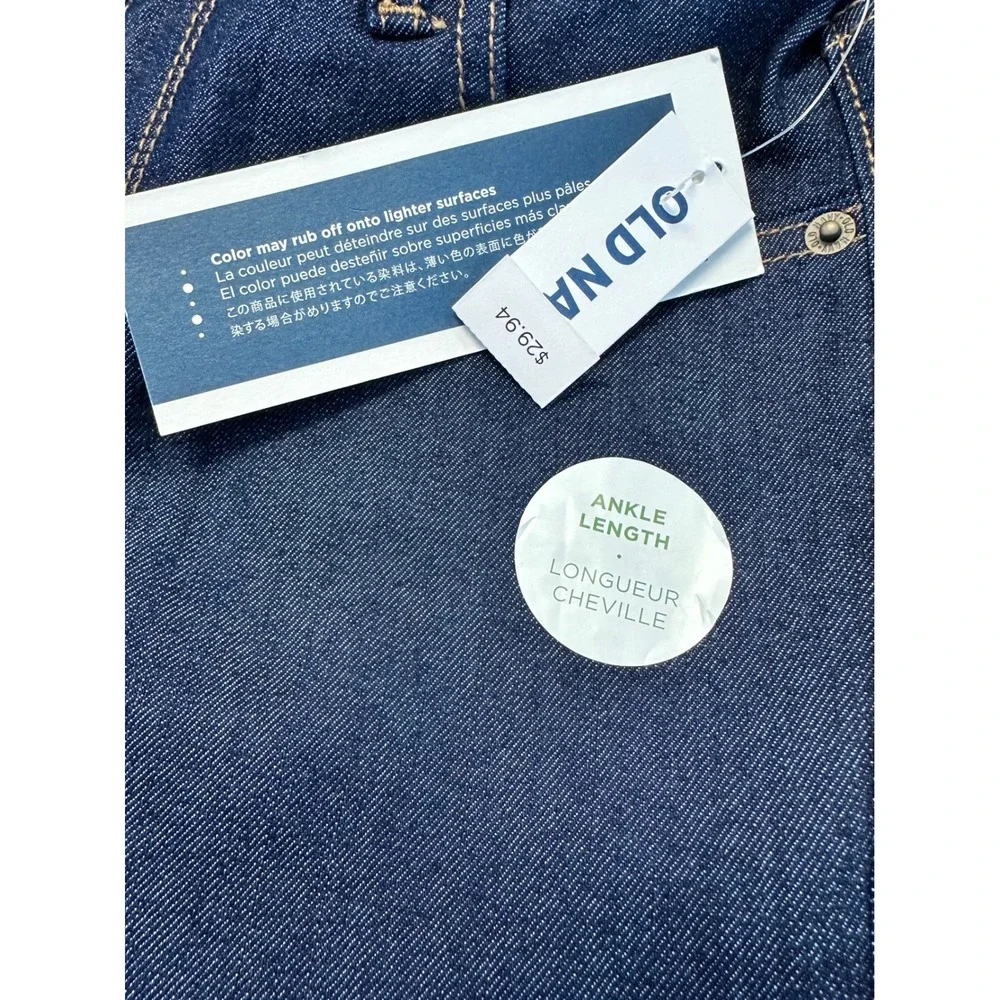 Old‎ Navy Super Skinny Mid-Rise Ankle Jeans Dark Wash Blue Size 2 Regular NWT